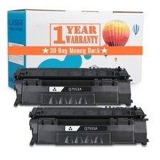 2PK Q7553A 53A Toner Cartridge For HP LaserJet P2015N P2015X P2015dn MFP M2727nf picture