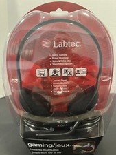 NEW ~ Labtec PC Headset with Microphone Stereo 332 ~ Voice & Video Chat ~ Gaming picture
