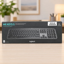 Logitech MX Keys S Advanced Wireless Illuminated Keyboard Low Graphite NEW picture