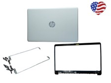 LCD Back Cover + Hinges + Bezel Frame for HP 15t-dw300 15-dw1033dx 15-dw1053dx picture
