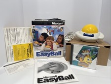 Microsoft Easyball Children’s Mouse Windows 95 Box Game And Paperwork VINTAGE picture