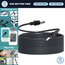 Power Extension Cable for Starlink Mini - 10FT/25FT/50FT, 16AWG Waterproof DC 55 picture