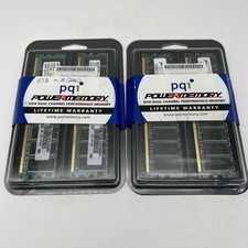 PQI DDR Dual Channel Performance Memory 2x256MB Lot Of 2 picture
