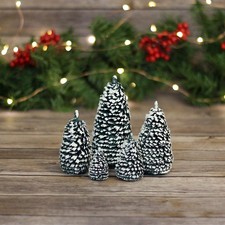 Trees - Spruce, Green and White - Set of 5 picture