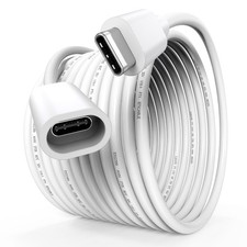 URELEGAN 10FT USBC Extension Cable for Ring Solar Panel and Camera 10FT, White picture