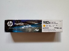 NEW Genuine HP PageWide 982X YELLOW High Yield Toner Ink - T0B29A EXP. 06/2020 picture
