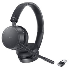 Dell WL5022 Pro Wireless Stereo Headset Bluetooth Mic Teams Zoom MDW3X picture