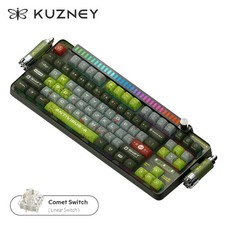 KEYSME Lunar 01 Mechanical Keyboard futuristic spaceship Hot swappable Bluetooth picture