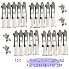 20Pcs Full Height Bracket for Intel E10G42BTDA X520-DA2 E10G42BFSR X520-SR2 New picture