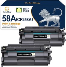 ColorKing Compatible Toner Cartridge Replacement for HP 58A CF258A 58X CF258X fo picture