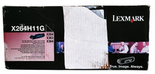 Lexmark X264H11G Black High Yield Toner Cartridge With Open Box picture
