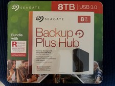 Seagate Backup Plus Hub 8TB External USB 3.0 Desktop Sealed NEW  picture