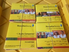 Lot of Rosetta Stone Language Learning Software CD's - Russian Greek German etc picture