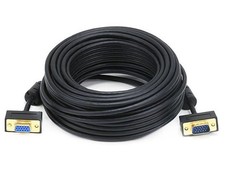 5 x 50FT Monoprice Ultra Slim SVGA  Male/Male 15 PIN Connector PC Monitor Laptop picture