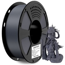 GEEETECH Matte PLA 3D Printer Filament 1.75mm 1kg Dark Gray Premium Finish PLA picture
