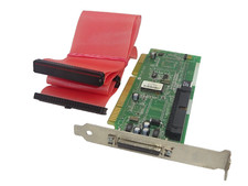 ADAPTEC AHA-1510/20/22B 16 BIT ISA SCSI CONTROLLER CARD WITH SCSI CABLE #GK11031 picture