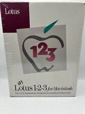 Apple Macintosh Lotus 1-2-3 123 Release 1.1 Manual & Box Vintage picture