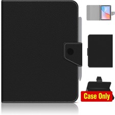 Portable Folio Case with Stand and Rings for 8.0-8.7 Inch Tablets, Protective Co picture