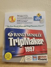 Vintage 1997 Rand McNally Tripmaster Software, Factory Sealed,  NOS picture