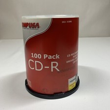 Comp USA 48X CD-R Media Disc 80 Minutes 700 MB/Mo 100 Pack NO WRAPPING picture
