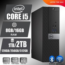 DELL Desktop Computer PC i5, up to 64GB RAM 17TB SSD HDD, Windows 10/11 Pro,WiFi picture