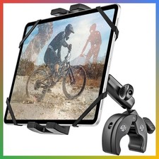 Universal Tablet Mount Handlebar Clamp Holder 4-13 Inch Adjustable 360 Degree picture
