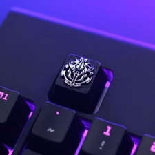 Anime OverLord Ainz Ooal Gown Emblem Keycaps R4 For MX Axis Mechanical Keyboard picture