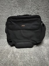 Targus Nylon 15.6” Black Padded Computer Messenger Bag with Strap picture