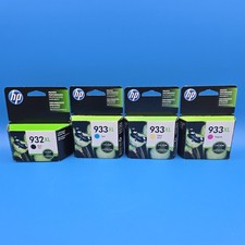 Genuine HP 932XL 933XL OEM Ink Cartridge Set Black Cyan Magenta Yellow Sealed picture