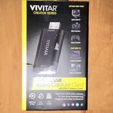 Vivitar Creator Series USB Video Capture Card USB-C Adapter HDMI 1080P 4K picture