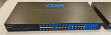 QTY (2) TRENDnet  TEG (TEG-240WS) 24-1GB Ports External Smart Ethernet Switches picture