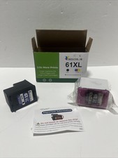 RELCOLOR 61XL 2-Pack Ink Cartridges – Black & Tri-Color - BRAND NEW OPEN BOX.. picture