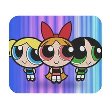 POWERPUFF GIRLS INSPIRED D2 CUSTOM MOUSE PAD DESK MAT HOME OFFICE SCHOOL GIFT picture