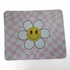 Smiley Face Flower Mouse Pad - 9.5x8 Inches - New picture