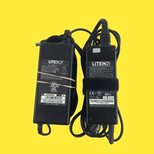 Lot of 2 LITEON Different Models Laptop 120V Power Adapters Replacement #9911 picture