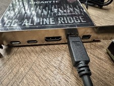 GIGABYTE GC-ALPINE RIDGE Thunderbolt PCIe Network Interface Card 2-Port picture