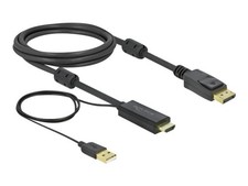 Delock HDMI > DisplayPort Cable 4K 30Hz Digital/Data Cable 85964 picture