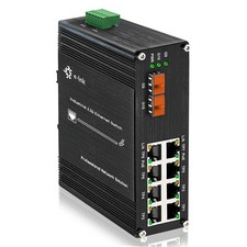 Industrial PoE Switch 8-Port 2.5G Multi-Gig 2-Port 10G SFP+ Hardened DIN-Rail picture