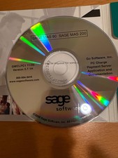 BRAND NEW UNUSED SAGE MAS90 and MAS200 ERP PC Charge Payment server CD picture
