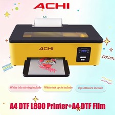ACHI A4 DTF L800 Printer Direct to Transfer Film For Clothes T-shirt Printing picture