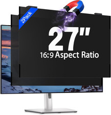 2 Pack 27 Inch Magnetic Computer Privacy Screen Filter for Monitor 16:9 Aspect R picture
