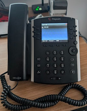 Poly VVX 400 Color IP Business Phone – Used (Handset, Cord, & Stand) picture