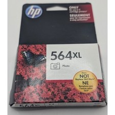 HP 564XL Photo Ink Cartridge High Yield CB322WN Genuine New Sealed Feb 2019 picture