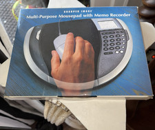 NOS-Sharper Image Multi-Purpose MousePad with Memo Recorder Open Box Retro MCM picture