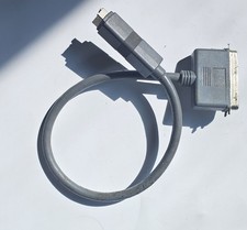Vtg. Rectangular 30-Pin to Centronics Connector Cable c. 1980s picture