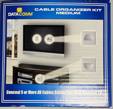 Datacomm Electronics 50-3332-WH-KIT 2 Cable Organizer Kit NIB picture