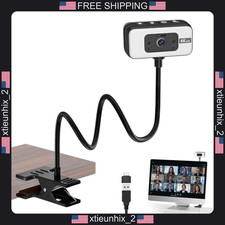 4K Webcam for PC with Autofocus, Microphone, Fill Light, Privacy Cover picture