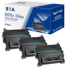 3 PACK CF281A 81A Toner fit for HP LaserJet Enterprise MFP M604 M605n M630 M630z picture