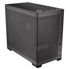 Okinos MiniArt 4 Micro ATX PC Case Black Open Box 3 Fans USB-C picture