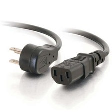 3FT 18 AWG UNIVERSAL FLAT PANEL POWER CORD, NEMA 5-15P IS FLAT picture